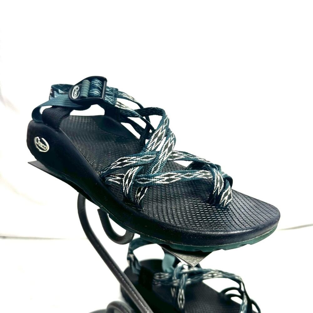 Chaco ZX2 Green & Black Classic Adjustable Walking Sandals Women’s Size 11